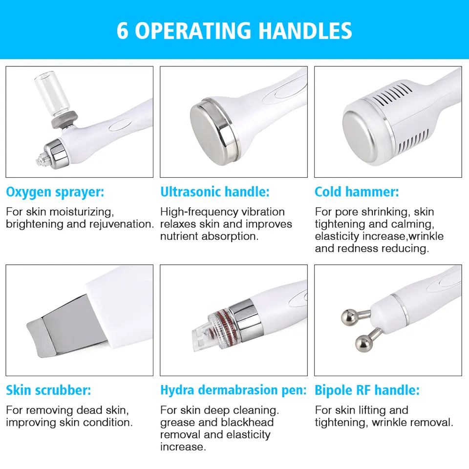 UMF0070 Ubeautnow 7 in1 Water Oxygen Facial Beauty Machine with Mask