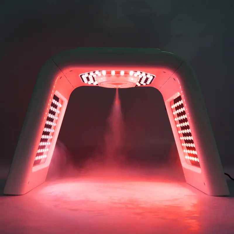 Ubeautnow Tri-Folding LED Light Therapy Machine with Cold Spray 7-Color Skin Rejuvenation Device