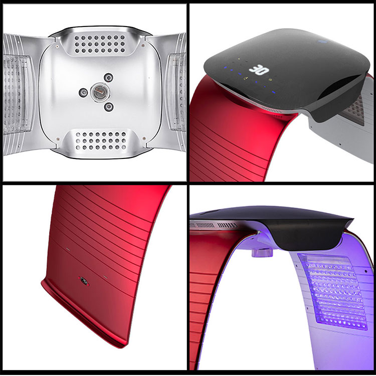 Ubeautnow 7-Color LED Light Therapy Machine with UV Sterilization, Cold Spray & Hot Compress for Professional Salon