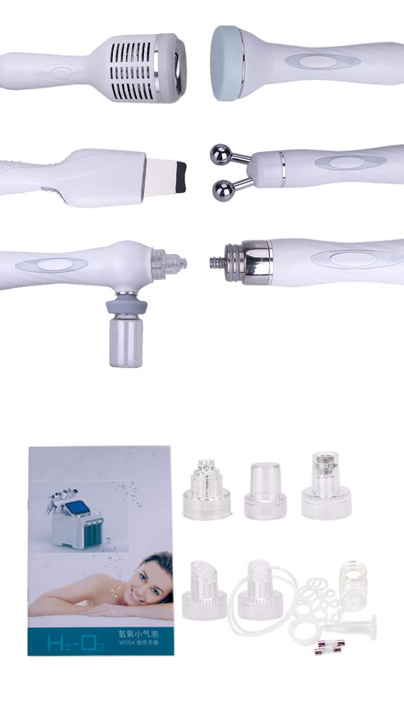 UMF0048 Ubeautnow 6 in 1 hydrogen &oxygen small bubbles face cleaning beauty machine