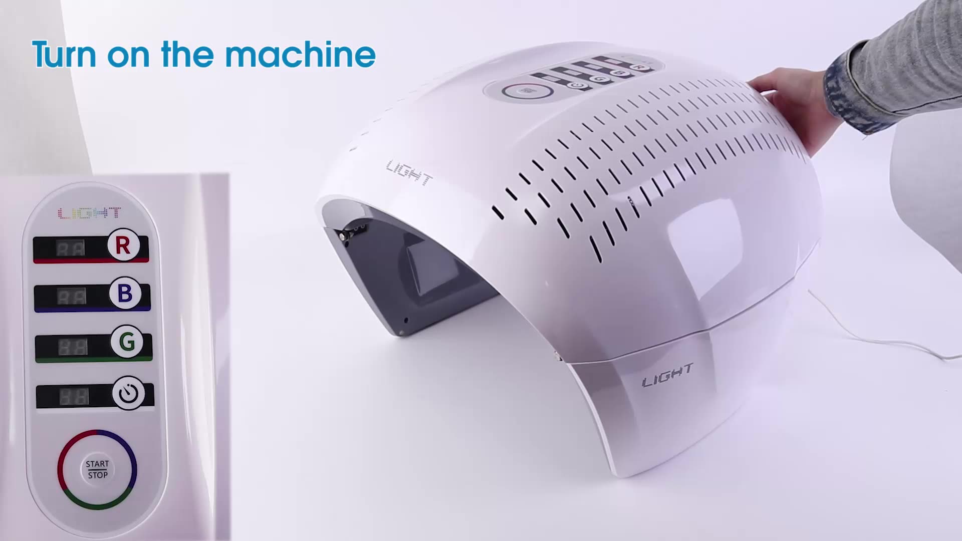 Ubeautnow 7 Color LED Light Therapy Machine Professional Skin Rejuvenation & Acne Treatment Device