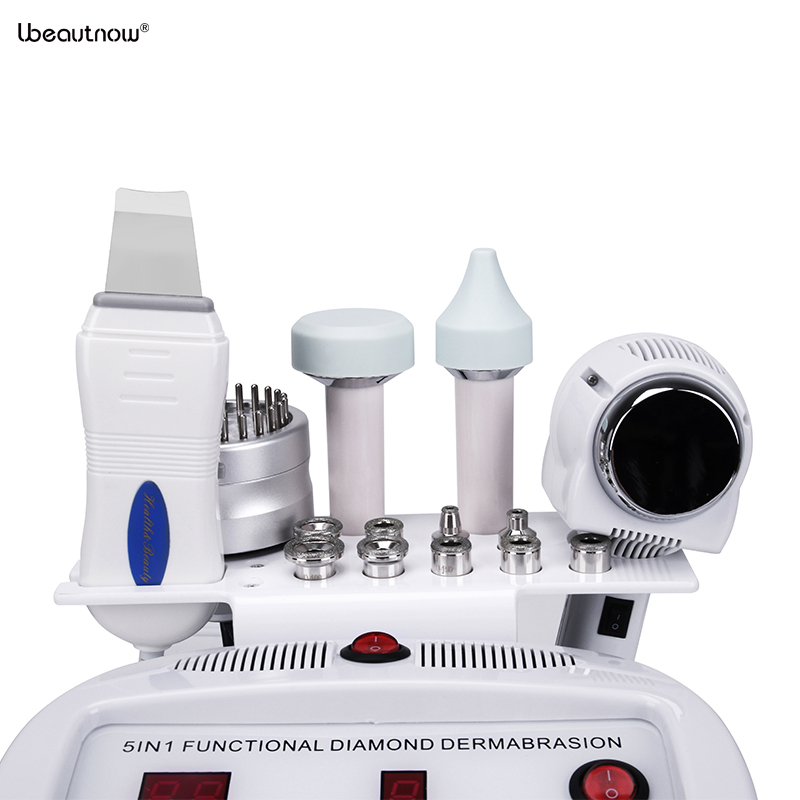 Ubeautnow UMF0046 5-in-1 Ultrasonic Dermabrasion Facial Machine – Professional Skin Scrubber & Microdermabrasion Beauty Device