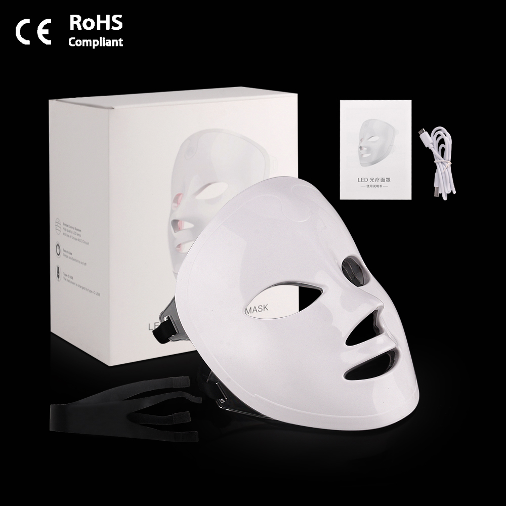 UMF0006 Ubeautnow 7 Colors PDT Facial Skin Rejuvenation LED Mask