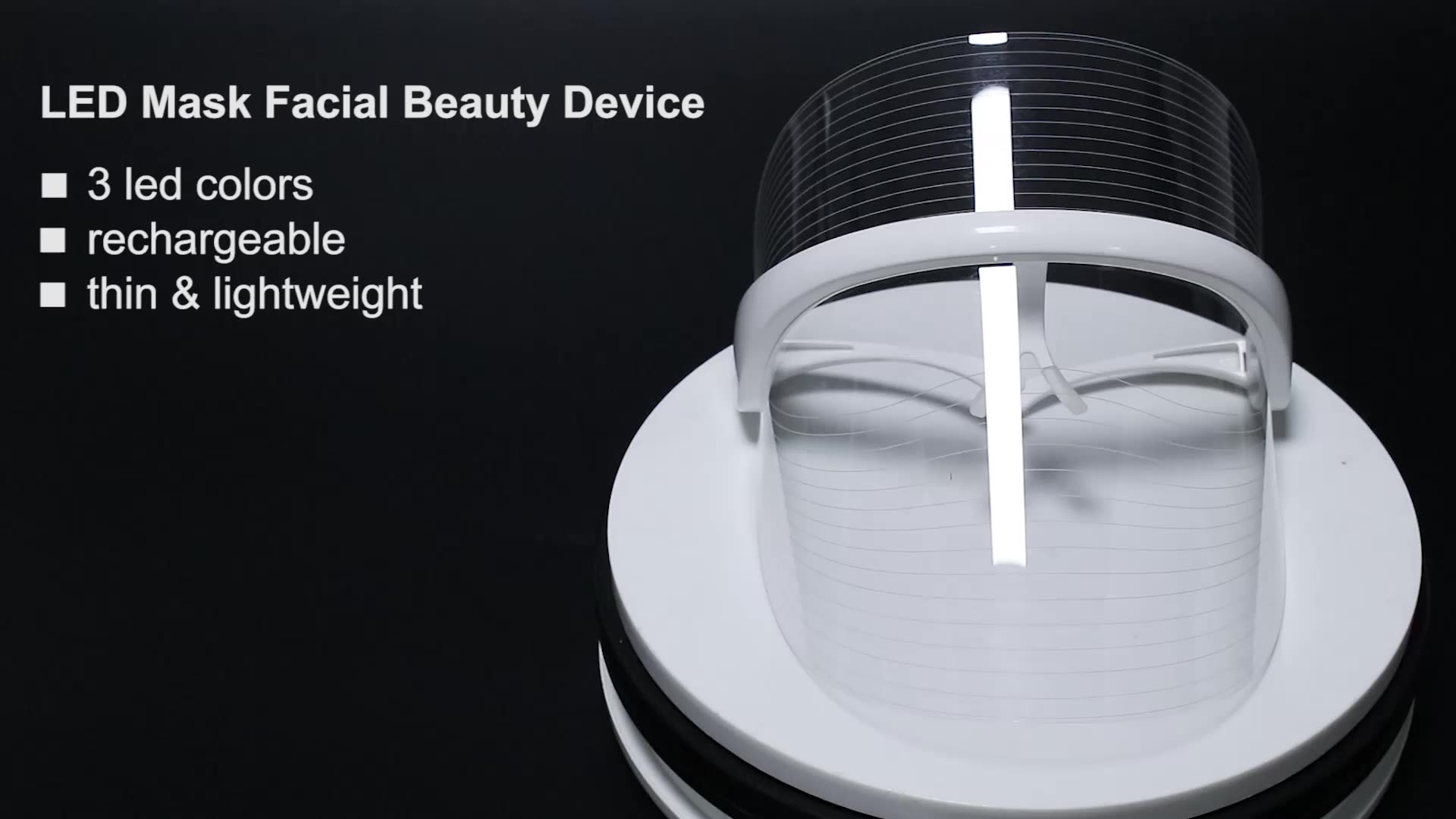 UMF0004 Ubeautnow 3 Color Led Facial Mask