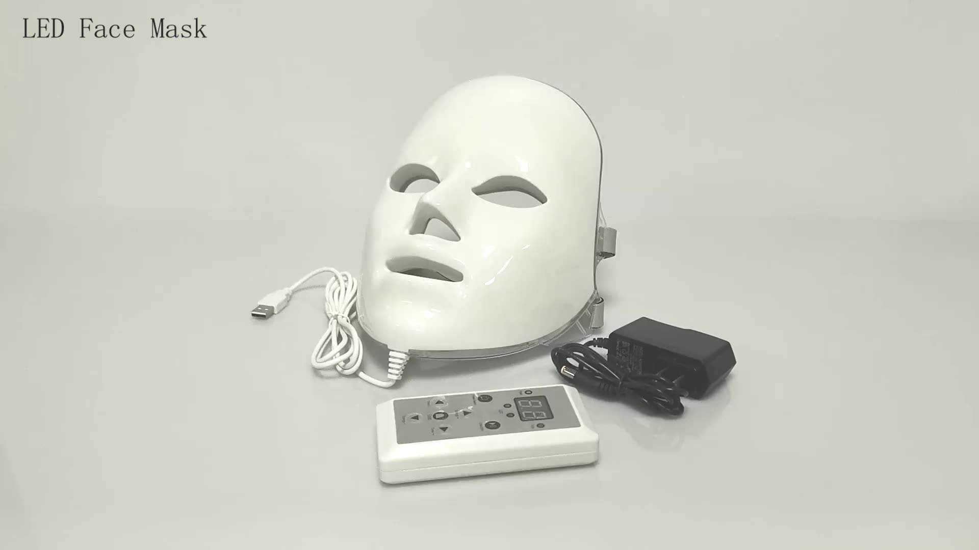 UMF0003 Ubeautnow 7-Color LED Face Mask for Acne Treatment & Skin Renewal