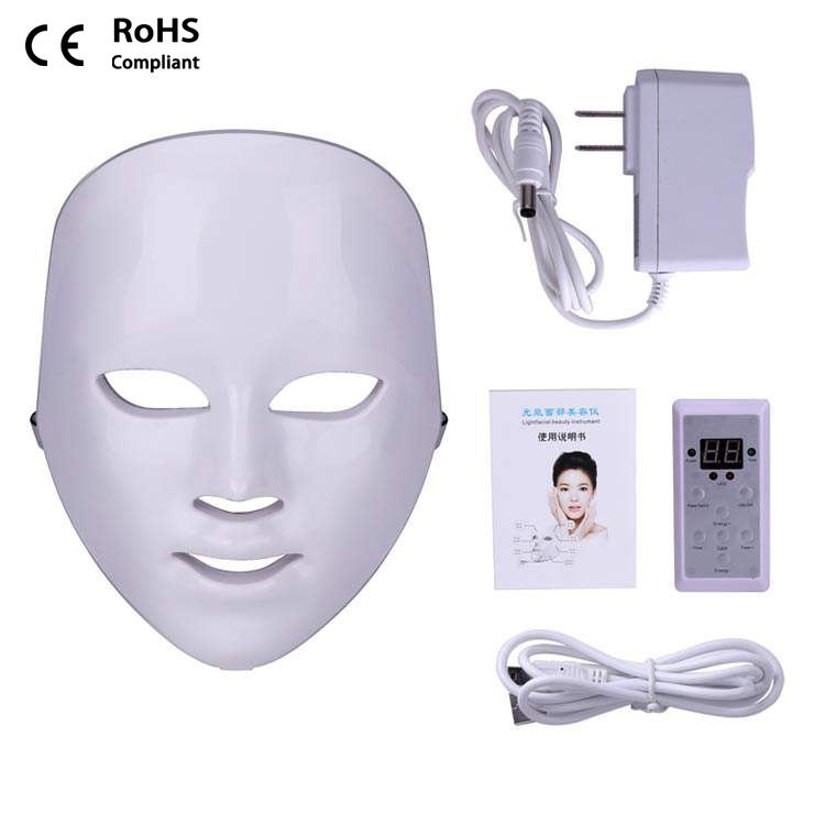 UMF0003 Ubeautnow 7-Color LED Face Mask for Acne Treatment & Skin Renewal