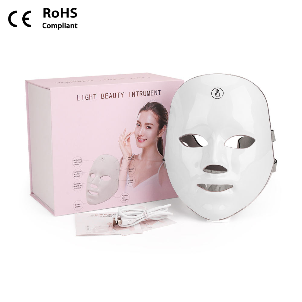 UMF0001 Ubeautnow 7-Color LED Facial Beauty Mask