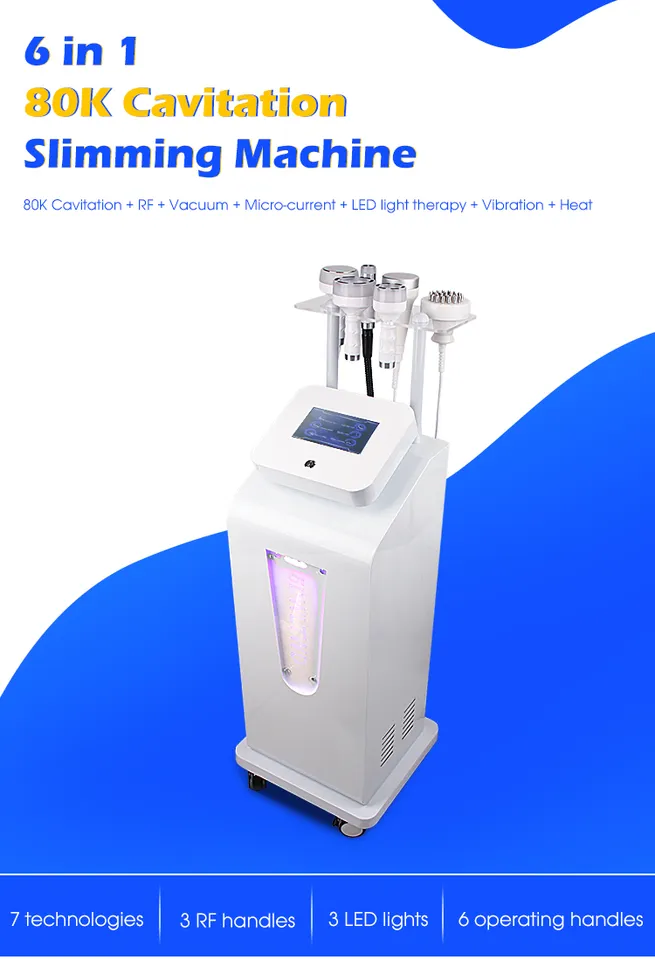 UMS0024 Ubeautnow 6 in 1 80k Cavitation Slimming Machine