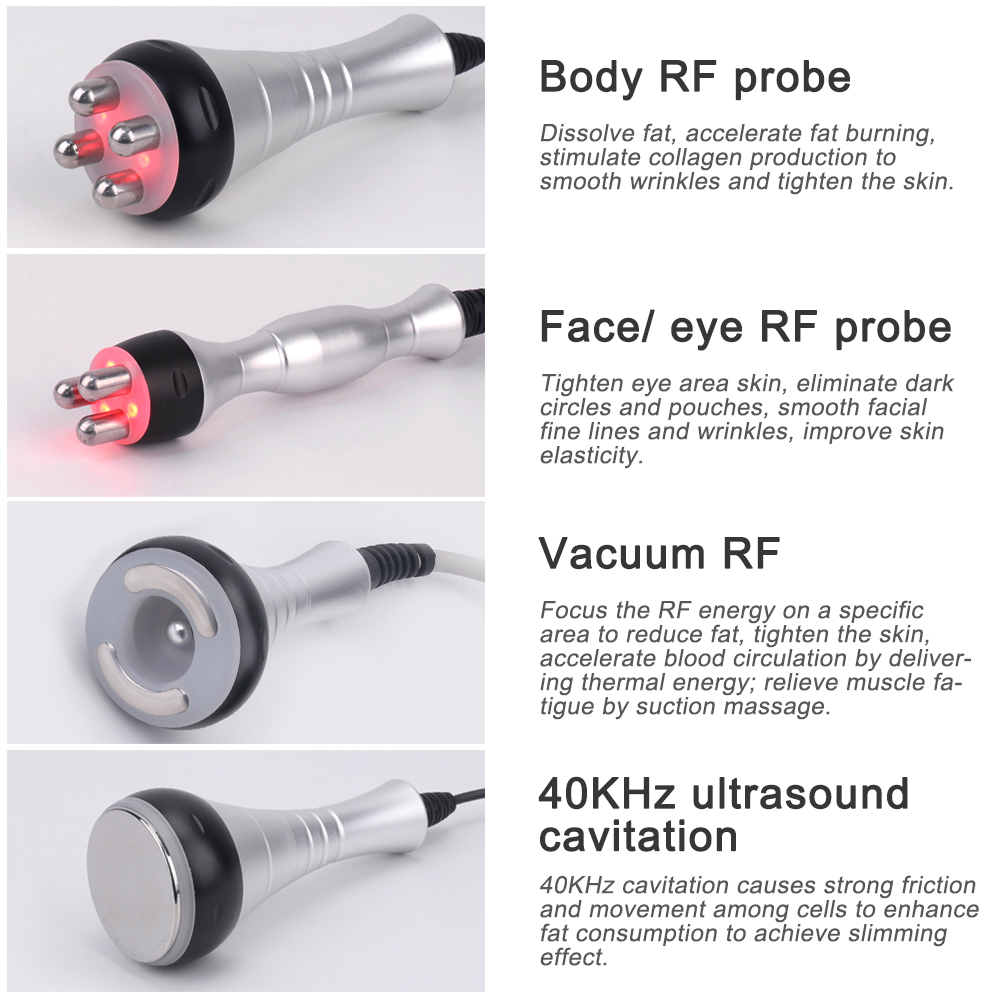 UMS0016 Ubeautnow 4 in 1 Cavitation Vacuum RF Slimming Skin Tightening Machine