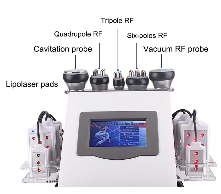 UMS00026 Ubeautnow in 1 Lipolaser RF Cavitation Vacuum Body Slimming Machine