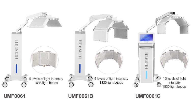 UMF0061 Ubeautnow Vertical PDT LED Light Therapy Beauty Machine