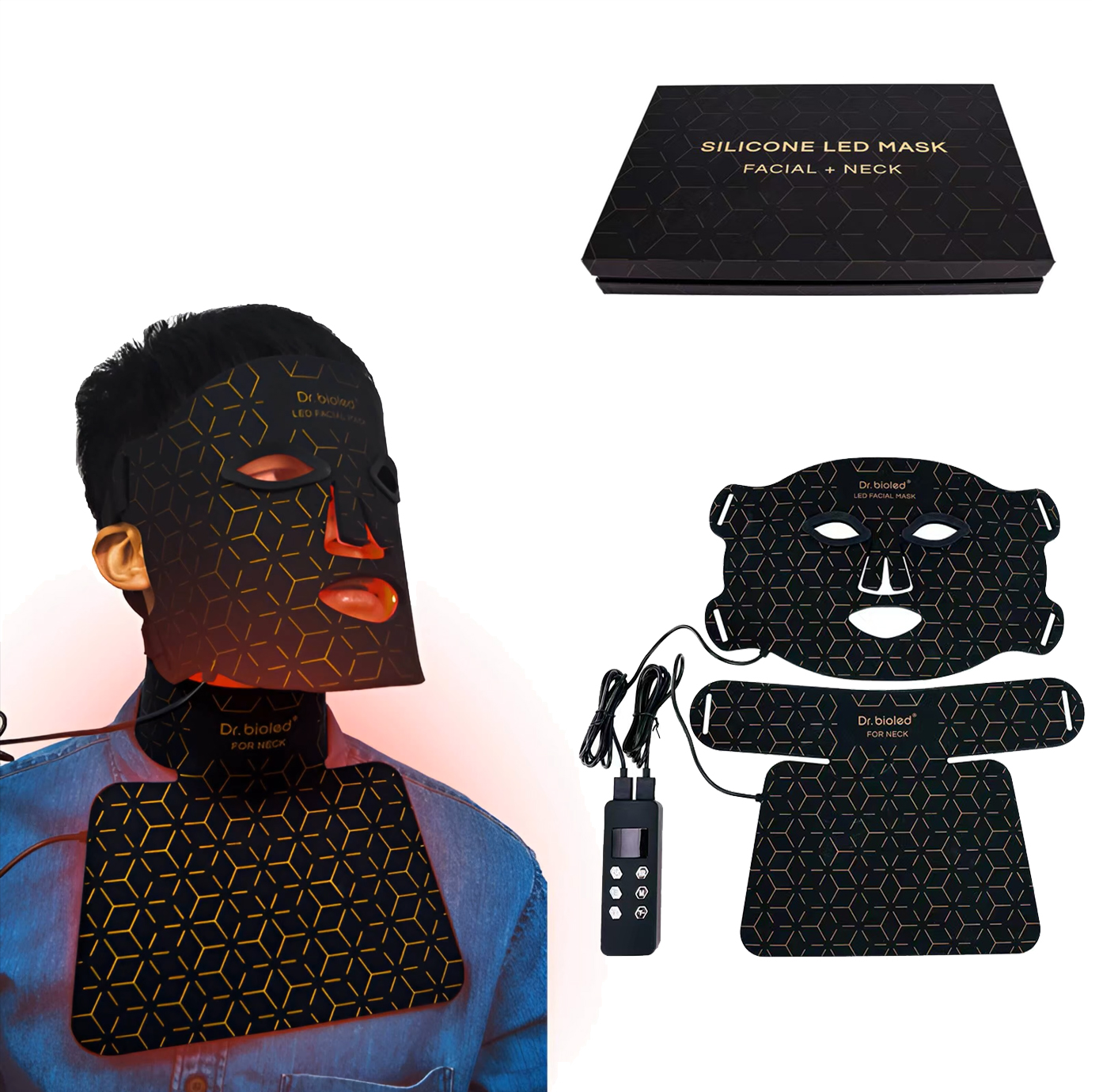 UMF0081 Ubeautnow 7 colour led face and neck mask