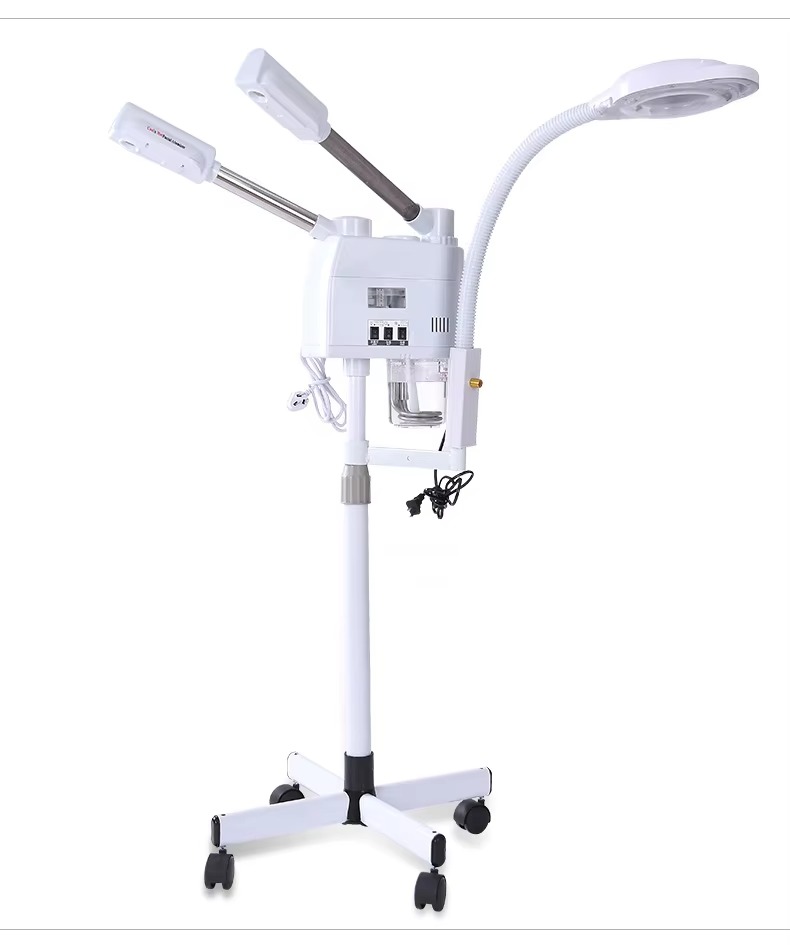 Ubeautnow UF0099 3-in-1 Nano Ionic Hot & Cold Facial Steamer Machine with Magnifying Lamp
