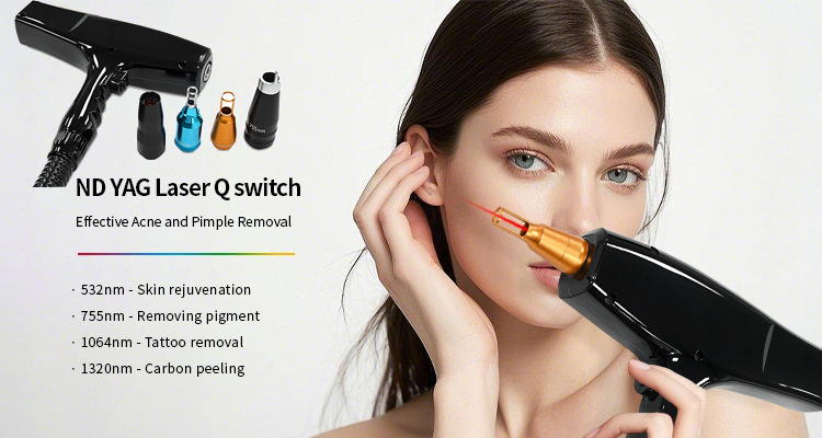 Ubeautnow 4 Wavelength Diode Laser 755 808 940 1064nm with Nd YAG Laser System
