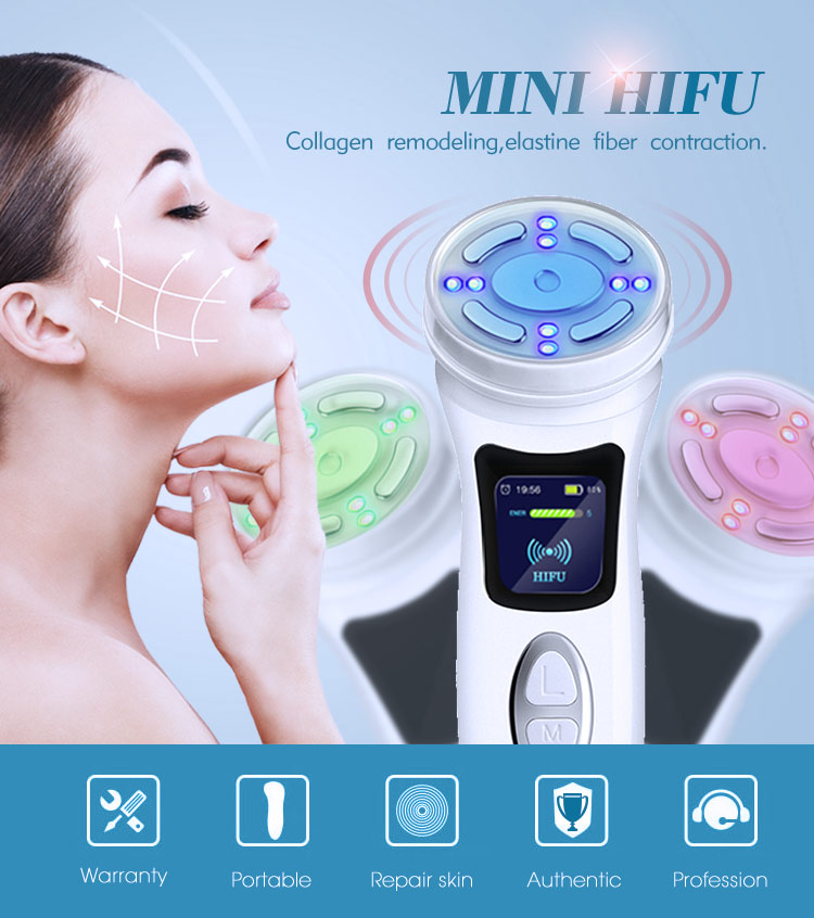 UF0106 Ubeautnow 4th Gen Mini HIFU Facial Machine for Skin Tightening, Wrinkle Reduction & Anti-Aging