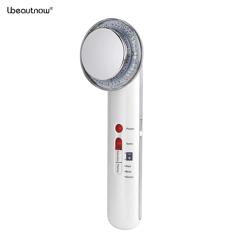Ubeautnow 7-in-1 RF & Ultrasonic Skin Tightening Machine with EMS and LED Therapy