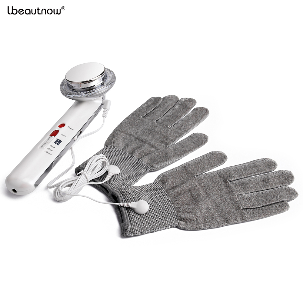 Ubeautnow 7-in-1 RF & Ultrasonic Skin Tightening Machine with EMS and LED Therapy