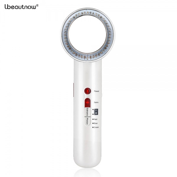 Ubeautnow 7-in-1 Ultrasonic Cavitation & EMS Body Slimming Machine with LED Light (Pearl White)