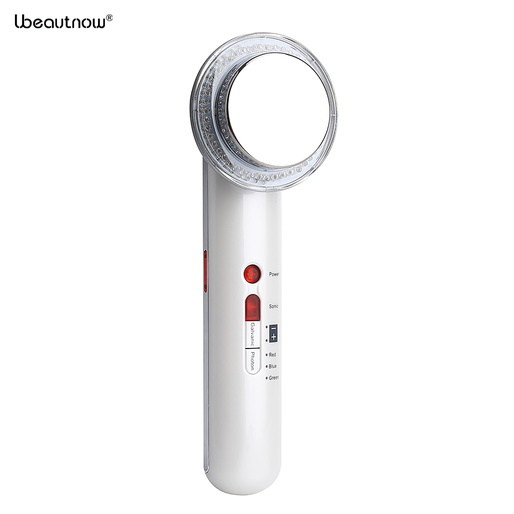 Ubeautnow 7-in-1 Ultrasonic Cavitation & EMS Body Slimming Machine with LED Light （Pearl White）
