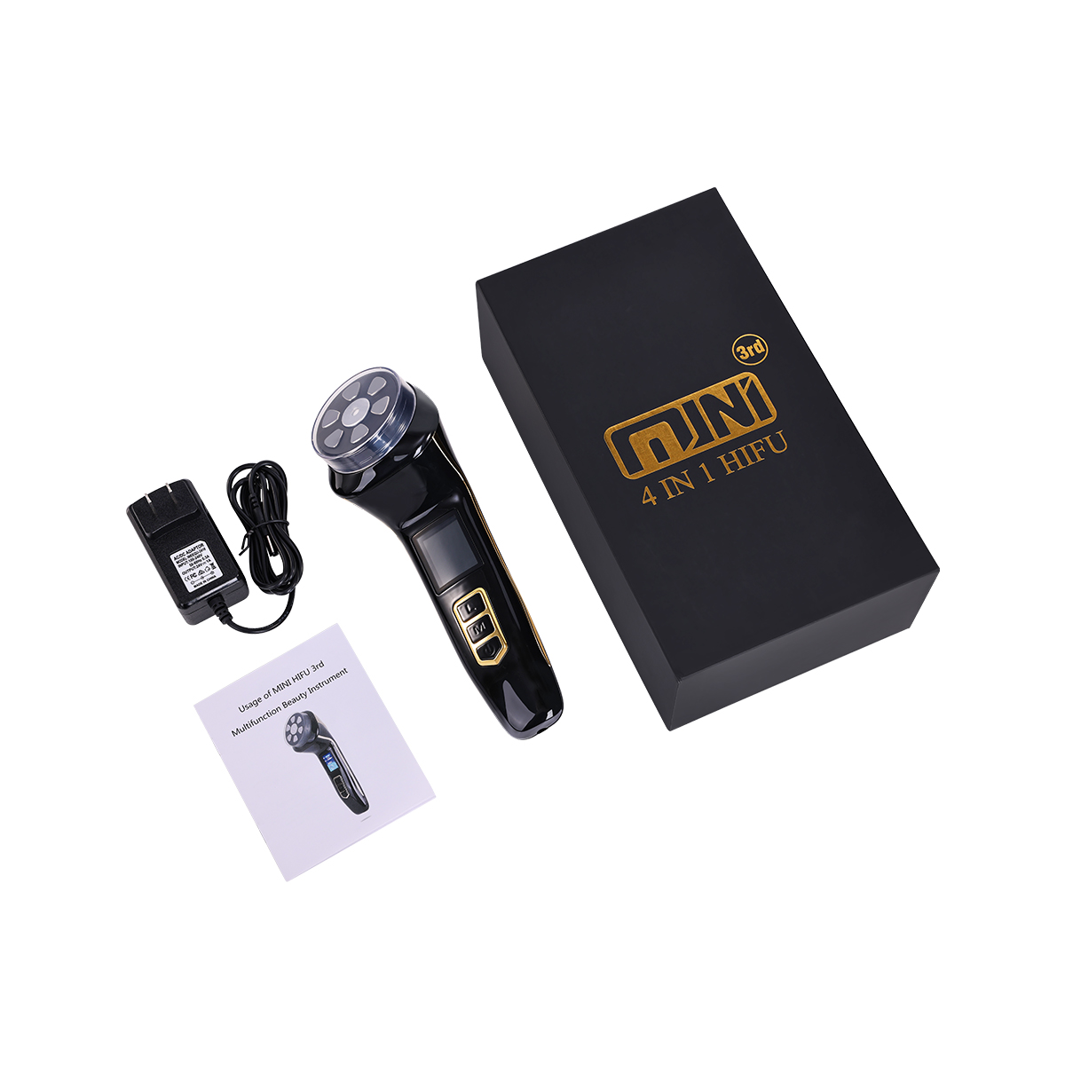 Ubeautnow Mini 4-in-1 HIFU Machine – Multi-Function Skin Tightening & Face Lift Device