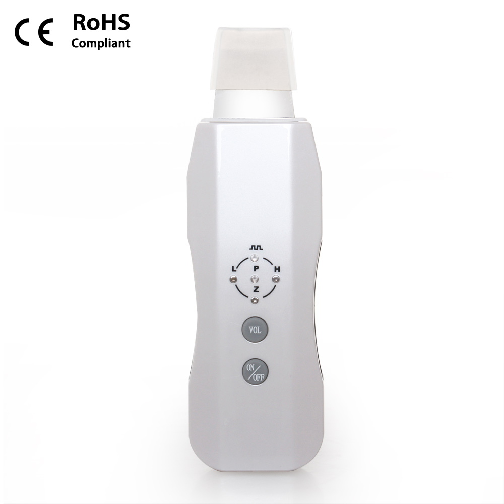 UMF0008 Ubeautnow Portable Ultrasonic Skin Scrubber – At-Home Blackhead Remover & Face Spatula