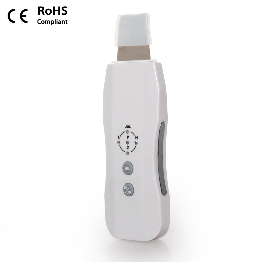UMF0008 Ubeautnow Portable Ultrasonic Skin Scrubber – At-Home Blackhead Remover & Face Spatula