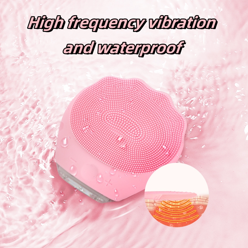 UF0090 Ubeautnow Sonic Electric Silicone Facial Cleansing Brush – Deep Pore Cleanser for Sensitive Skin