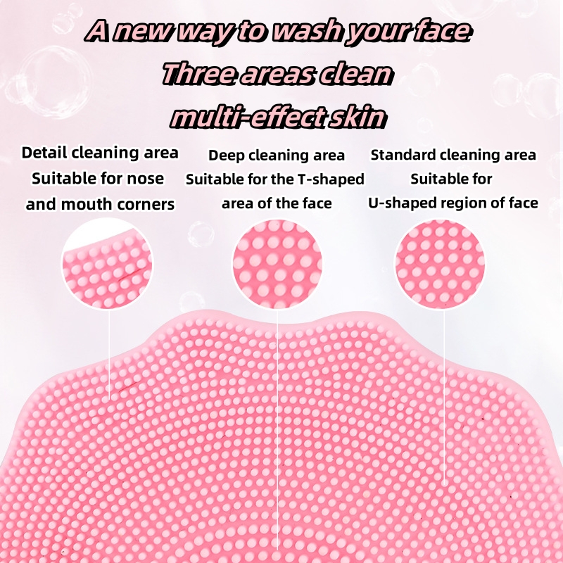 UF0090 Ubeautnow Sonic Electric Silicone Facial Cleansing Brush – Deep Pore Cleanser for Sensitive Skin