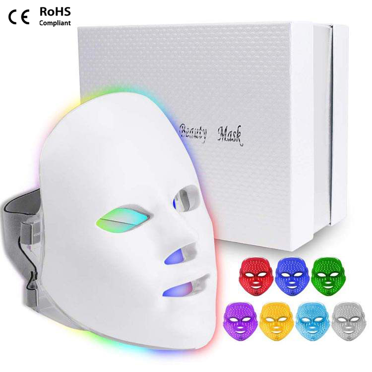 Professional 7 Color PDT LED Facial Mask – Ubeautnow