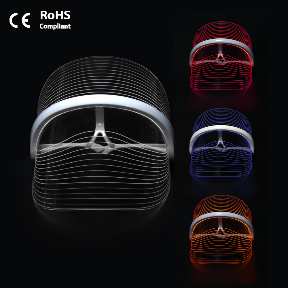 UMF0004 Ubeautnow 3-Color LED Face Mask for Acne & Anti-Aging