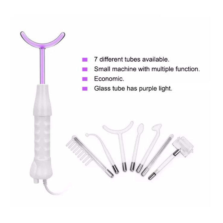 JHM-08A Ubeautnow High Frequency Facial Machine – Anti Acne & Wrinkle Removal Treatment Wand for Face and Scalp