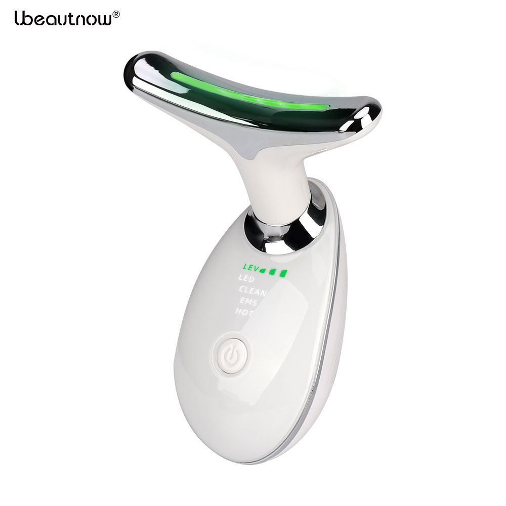 Ubeautnow UMF0036 LED & EMS Neck Tightening Device – Heated Anti-Aging Massager for Neck Lines