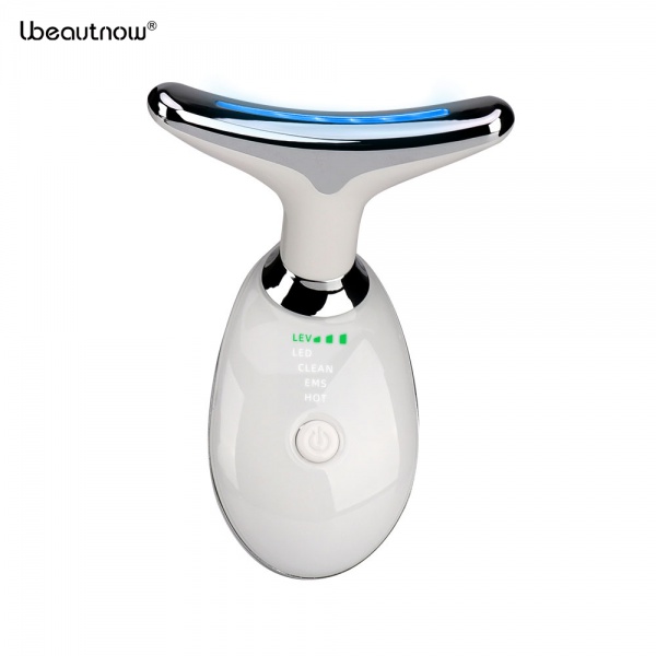 Ubeautnow UMF0036 LED & EMS Neck Tightening Device – Heated Anti-Aging Massager for Neck Lines