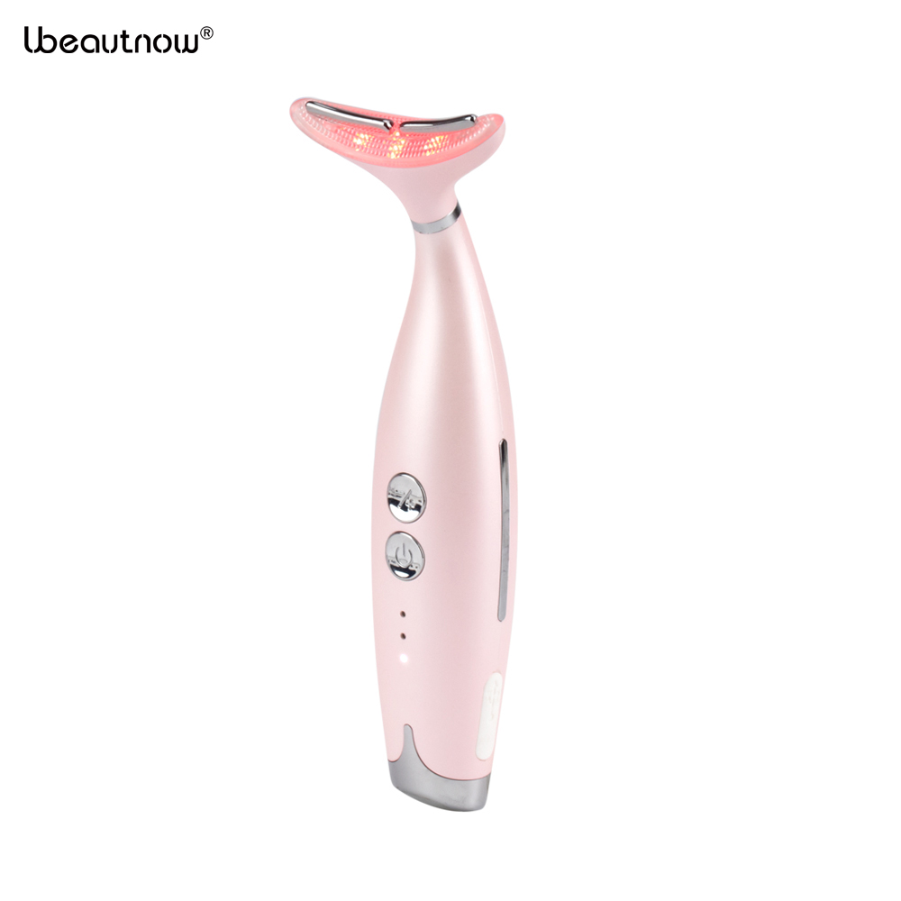 Ubeautnow UMF0037 Radio Frequency Neck Lifting Device – 4-in-1 RF, EMS & LED Skin Tightening Massager