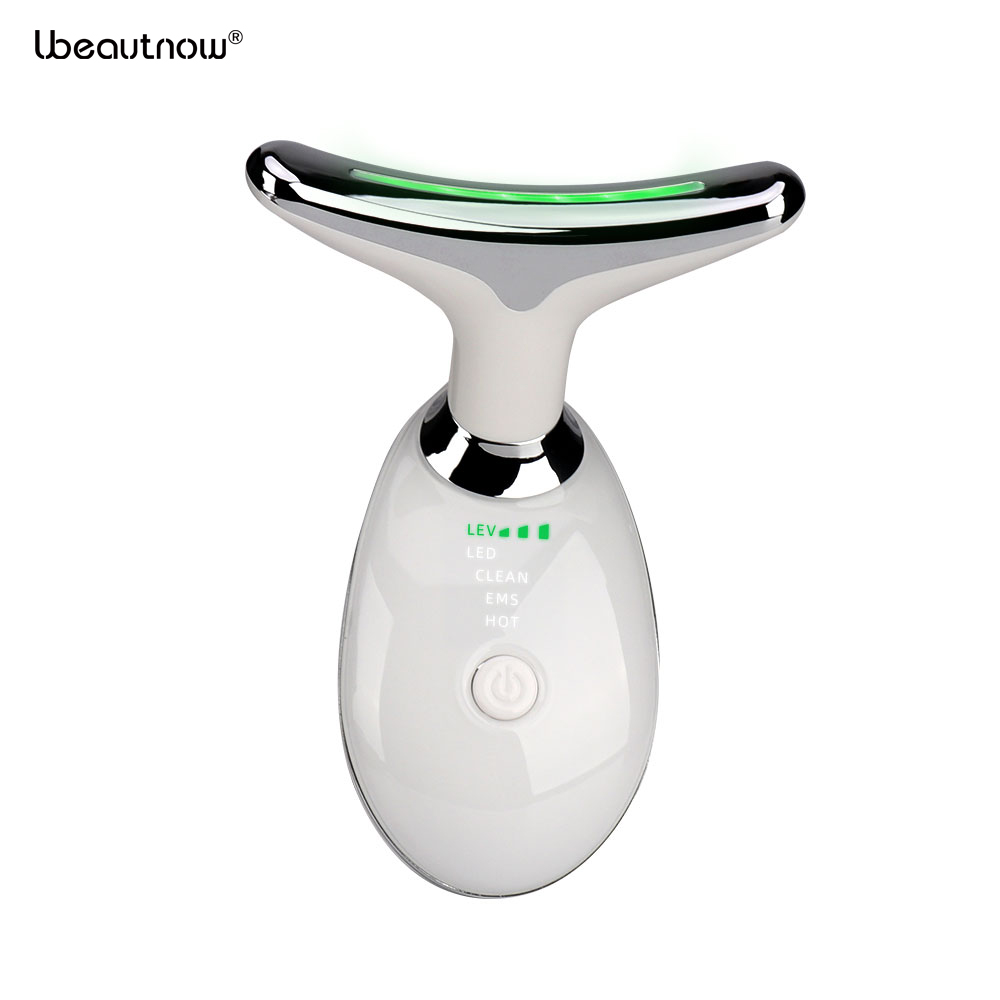 Ubeautnow UMF0036 LED & EMS Neck Tightening Device – Heated Anti-Aging Massager for Neck Lines