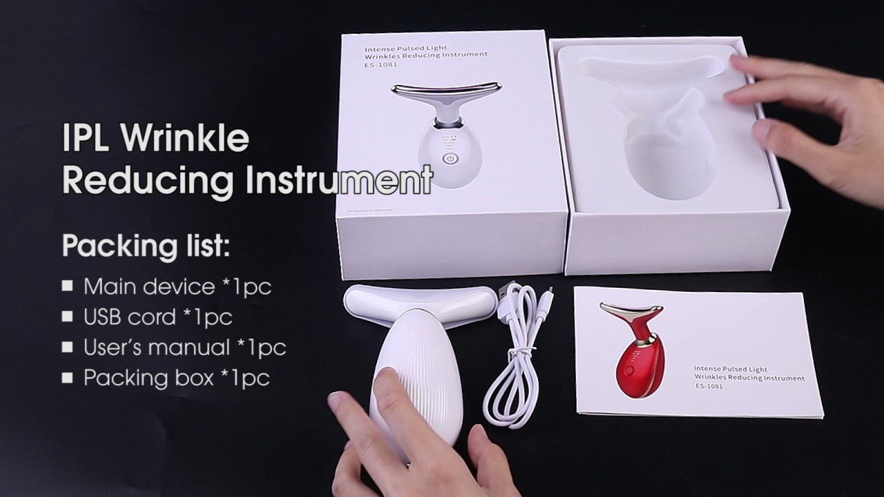 Ubeautnow UMF0036 LED & EMS Neck Tightening Device – Heated Anti-Aging Massager for Neck Lines