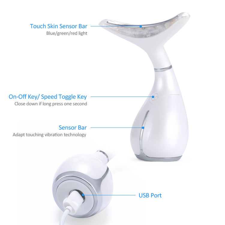 Ubeautnow UMF0035 Radio Frequency Facial Massager – Home RF Skin Tightening & Wrinkle Reduction Device