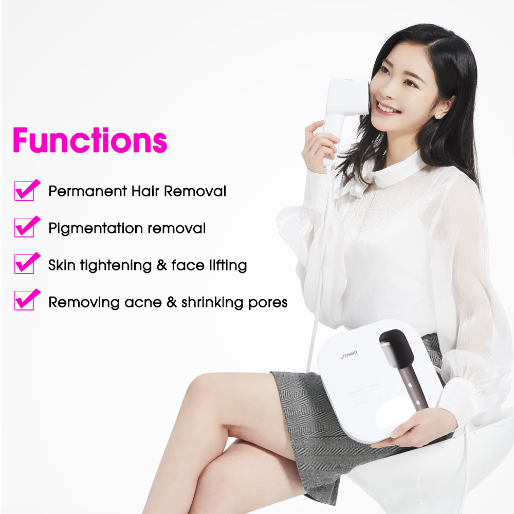 Ubeautnow UMR0001 3-in-1 IPL Hair Removal Machine – Mini Portable Home Laser Device for Permanent Hair Reduction & Skin Rejuvenation