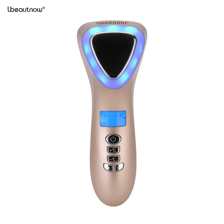 UMF0049 Ultrasonic Hot & Cold Facial Device with LED Therapy | OEM Manufacturer – Ubeautnow