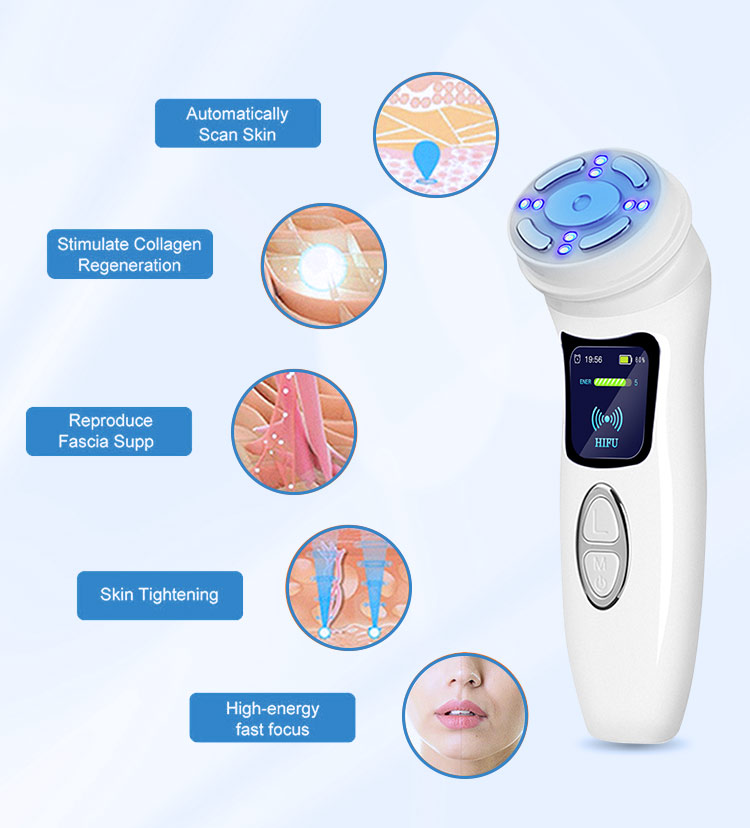 Ubeautnow UF0106 Mini HIFU Facial Machine – Advanced SMAS Lifting & Wrinkle Removal Device