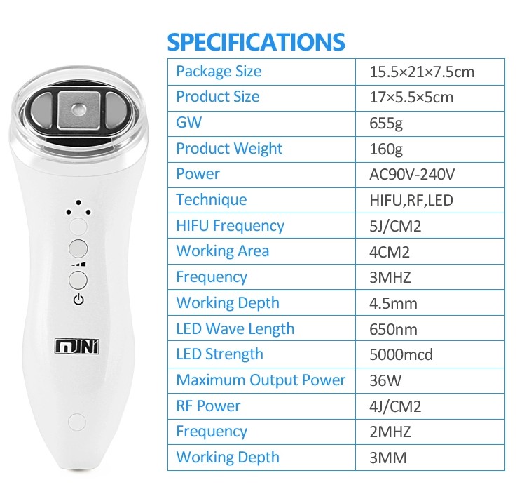 UMF0045 Professional Mini HIFU Facial Machine – Non-Surgical Lifting Solution