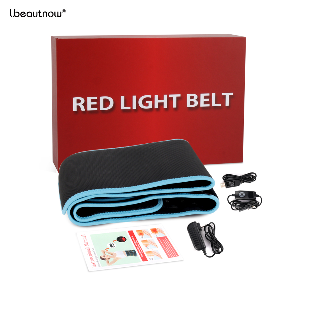 Ubeautnow 2-in-1 Red Light & Infrared Therapy Belt for Fat Burning and Body Slimming