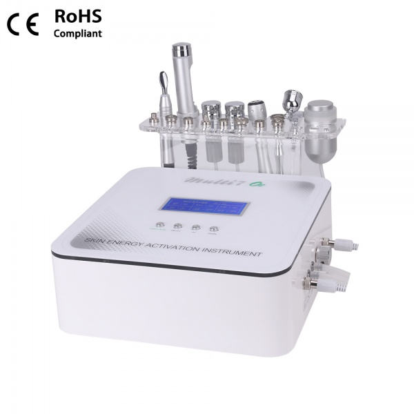 Ubeautnow UMF0041 6-in-1 Multifunction Facial Machine – RF Skin Tightening, Oxygen Facial & Microdermabrasion Beauty Device for Salon