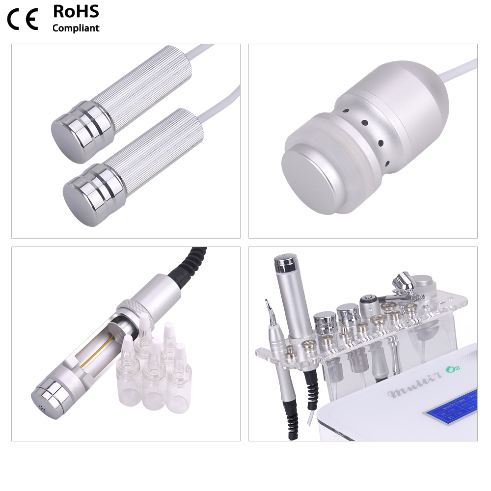 Ubeautnow UMF0041 6-in-1 Multifunction Facial Machine – RF Skin Tightening, Oxygen Facial & Microdermabrasion Beauty Device for Salon