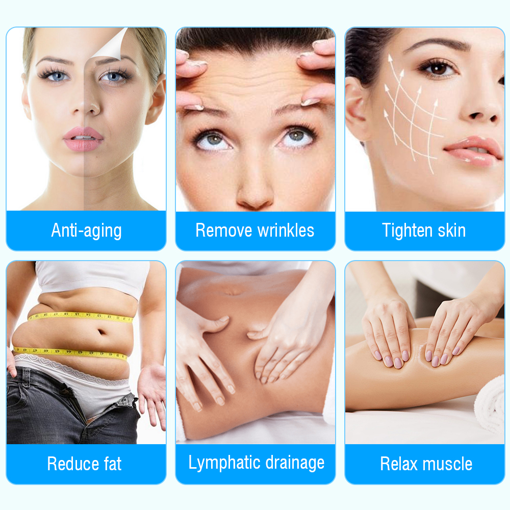 Ubeautnow 6 in 1 Cavitation RF Slimming Machine – Lipo Laser Body Contouring & Fat Reduction Device