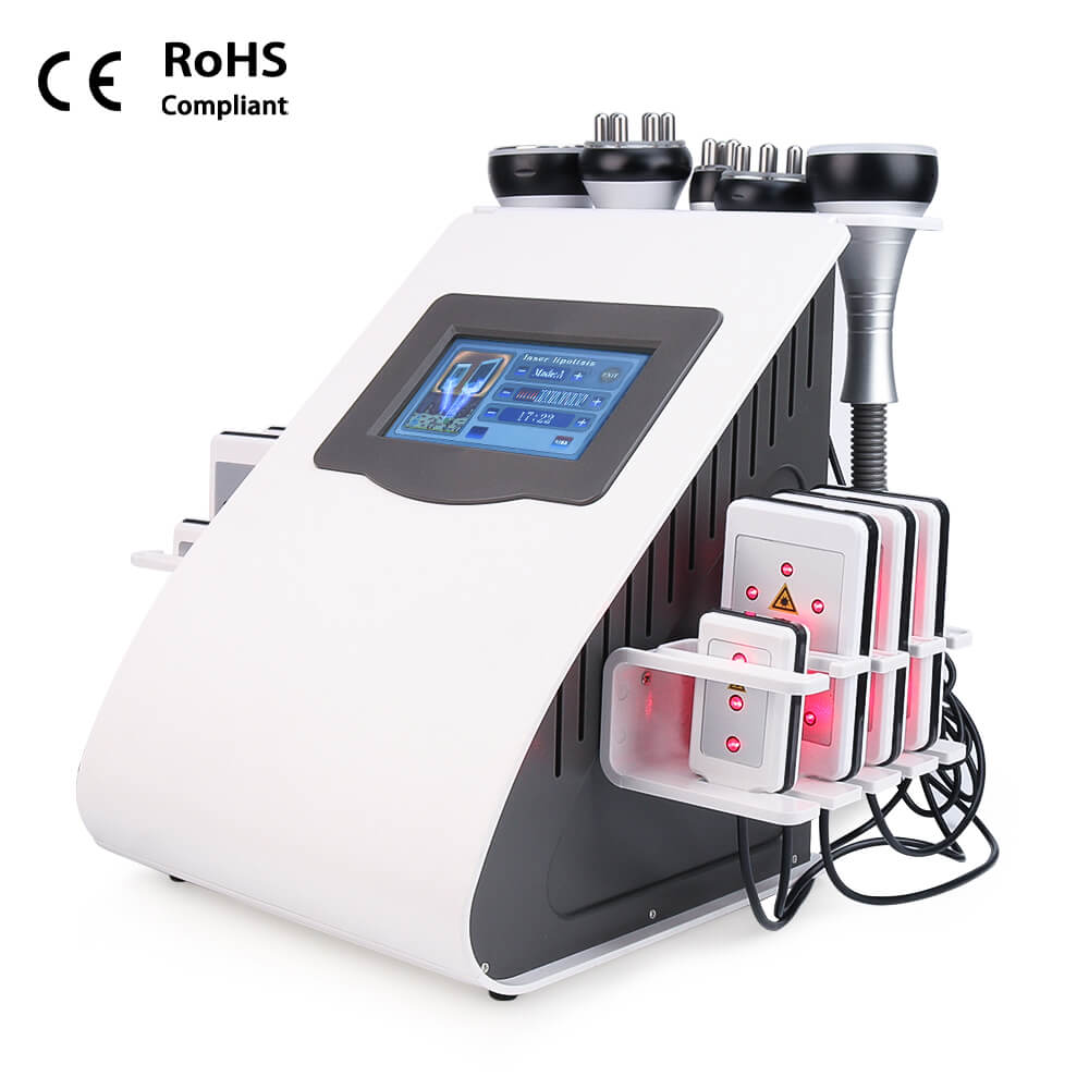 Ubeautnow 6 in 1 Cavitation RF Slimming Machine – Lipo Laser Body Contouring & Fat Reduction Device