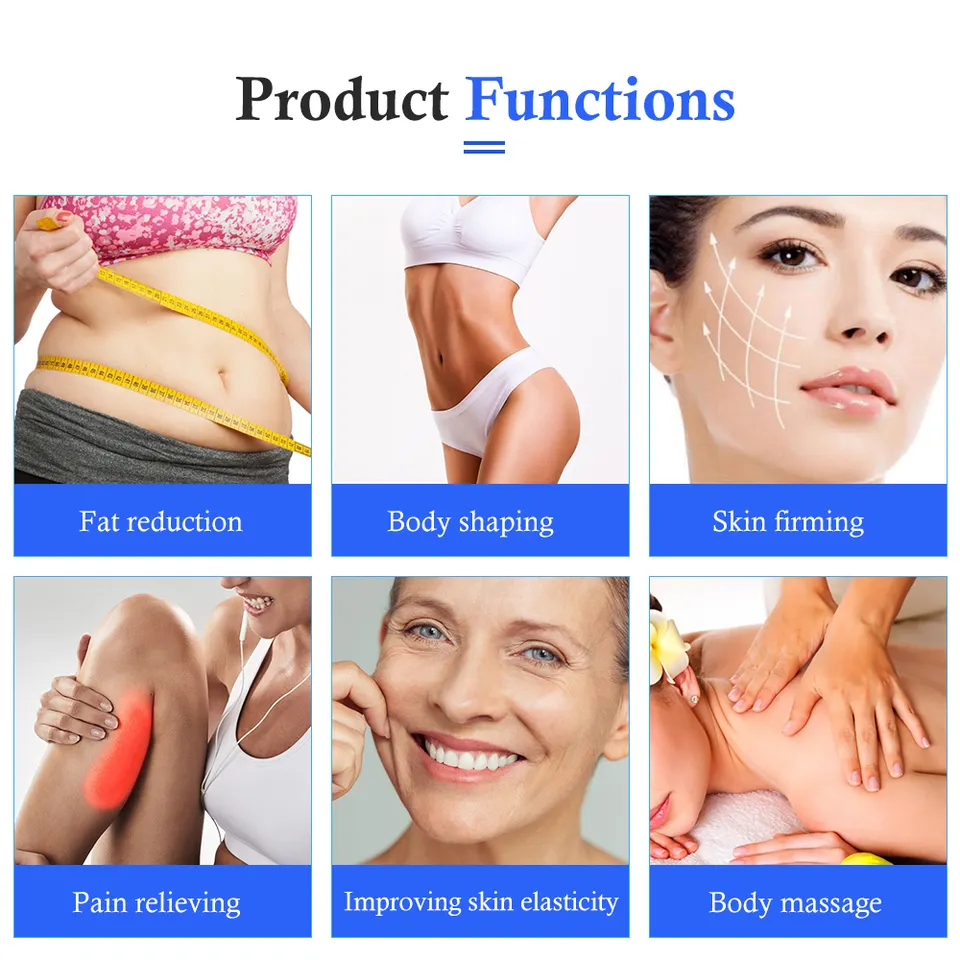 Ubeautnow 80K Cavitation Body Contouring Machine – Multifunction RF Vacuum Slimming Device