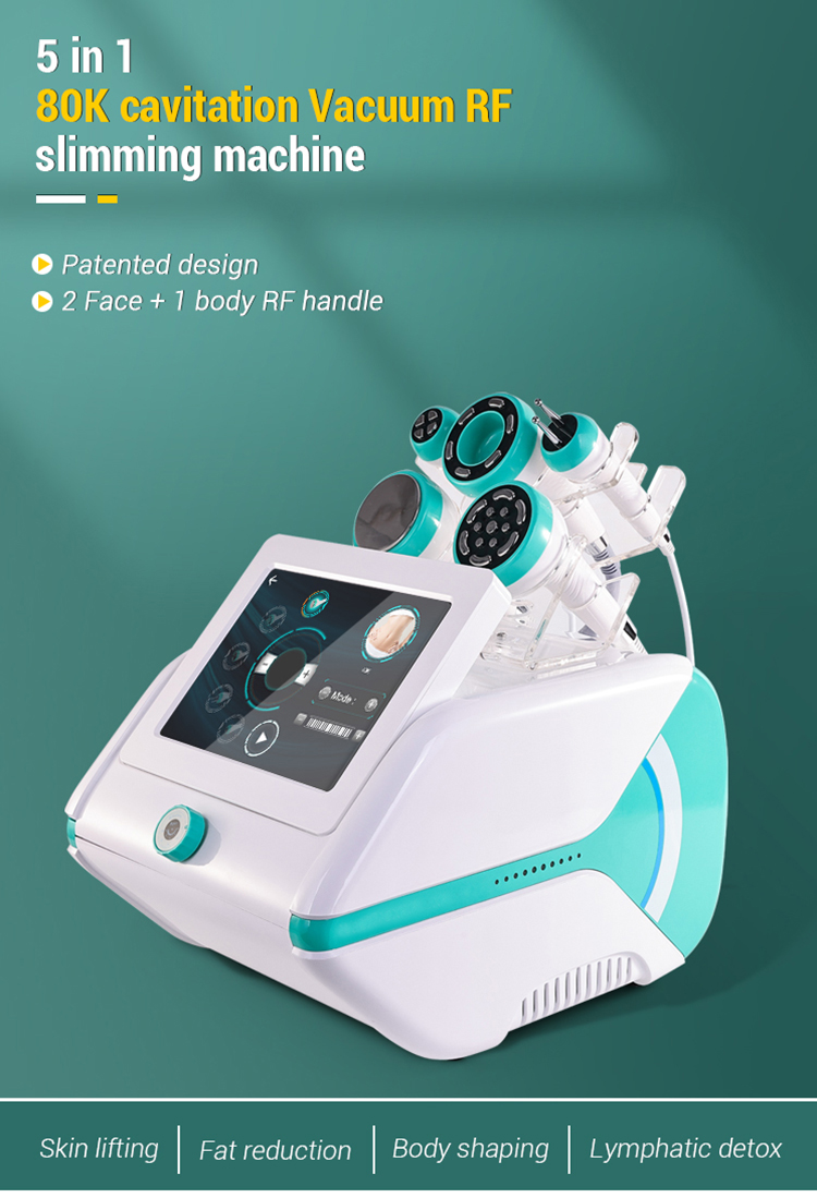 Ubeautnow Professional 80K Cavitation Machine – Vacuum RF Fat Reduction & Body Sculpting System