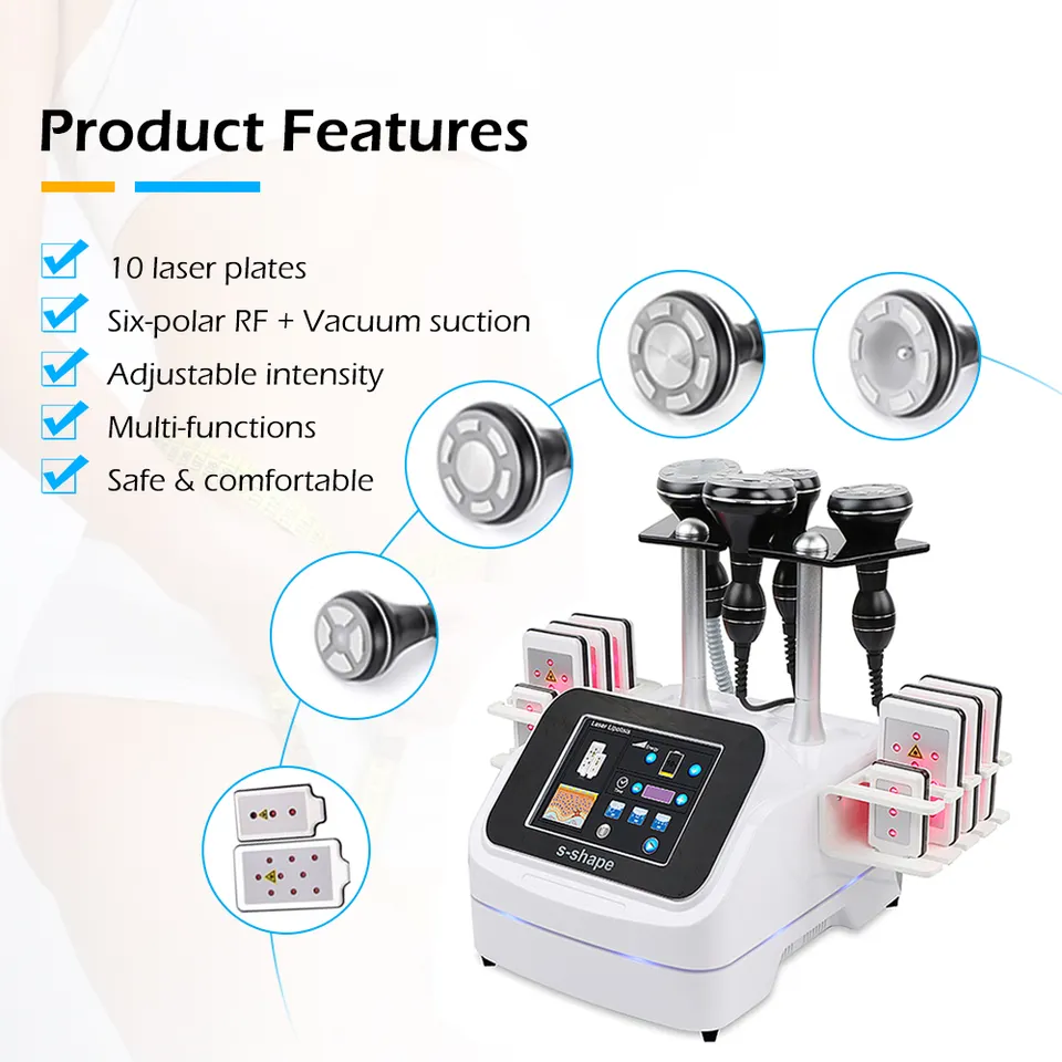 Ubeautnow Professional Cavitation RF Lipo Laser Machine – Body Contouring & Fat Reduction Device