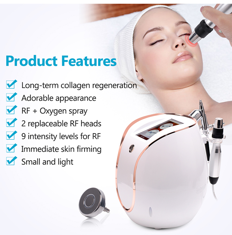 Ubeautnow 2 in 1 RF Oxygen Spray Beauty Machine – Facial Hydration & Skin Tightening Device